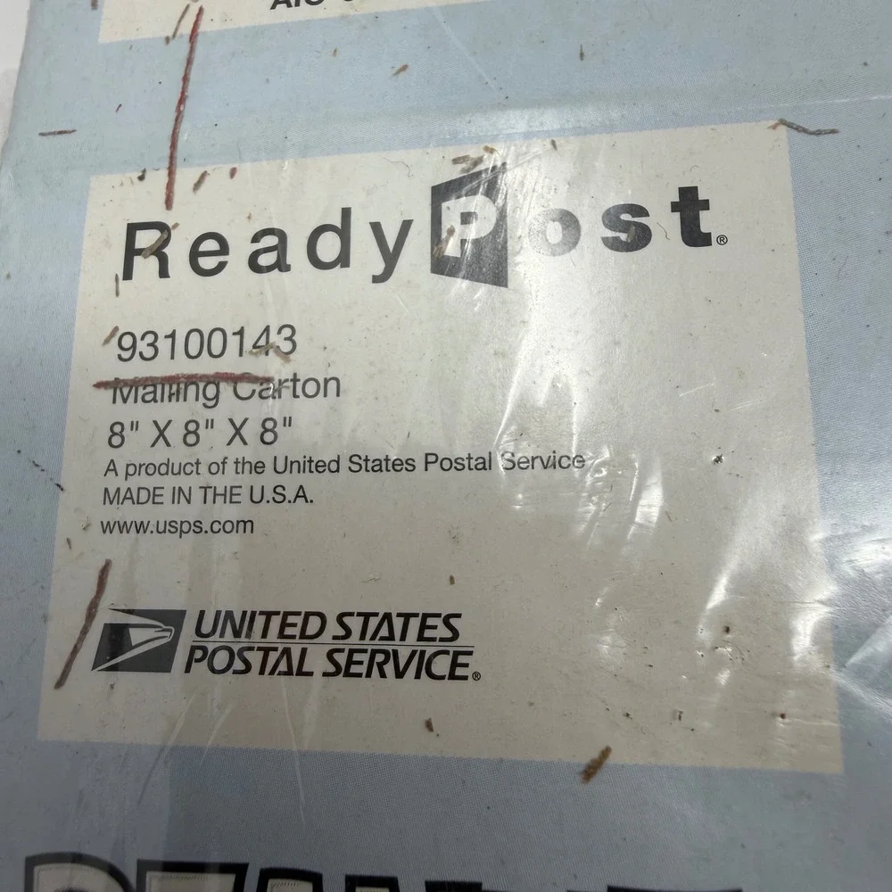 USPS ReadyPost Peanuts Charlie Brown Christmas Mailing‎ Boxes 8x8x8 10 Pack New